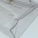 HERMES Vinyl Kelly Hand Bag Vinyl Clear Auth 87450-15