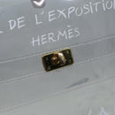 HERMES Vinyl Kelly Hand Bag Vinyl Clear Auth 87450-11