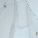 HERMES Vinyl Kelly Hand Bag Vinyl Clear Auth 87450-18