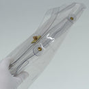 HERMES Vinyl Kelly Hand Bag Vinyl Clear Auth 87450-6