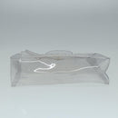 HERMES Vinyl Kelly Hand Bag Vinyl Clear Auth 87450-5