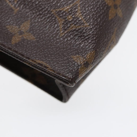 LOUIS VUITTON Monogram Poche Toilette 15 Pouch M47546 LV Auth 87457