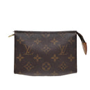 LOUIS VUITTON Monogram Poche Toilette 15 Pouch M47546 LV Auth 87457-13