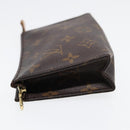 LOUIS VUITTON Monogram Poche Toilette 15 Pouch M47546 LV Auth 87457-4