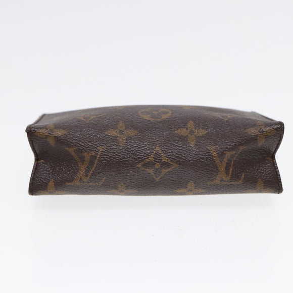 LOUIS VUITTON Monogram Poche Toilette 15 Pouch M47546 LV Auth 87457
