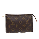 LOUIS VUITTON Monogram Poche Toilette 15 Pouch M47546 LV Auth 87458-1
