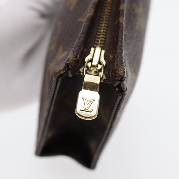 LOUIS VUITTON Monogram Poche Toilette 15 Pouch M47546 LV Auth 87458