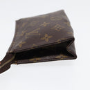 LOUIS VUITTON Monogram Poche Toilette 15 Pouch M47546 LV Auth 87458-4