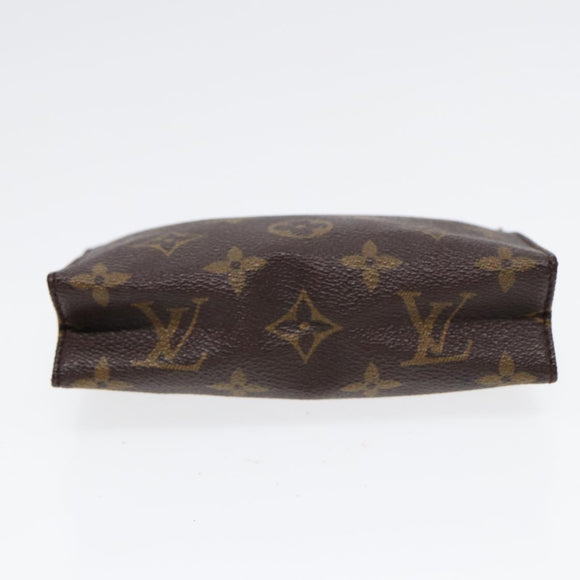 LOUIS VUITTON Monogram Poche Toilette 15 Pouch M47546 LV Auth 87458