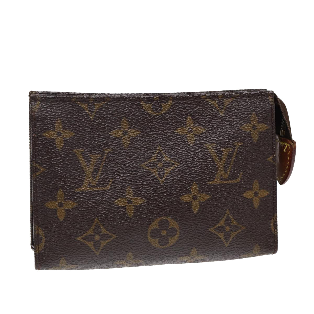 LOUIS VUITTON Monogram Poche Toilette 15 Pouch M47546 LV Auth 87459