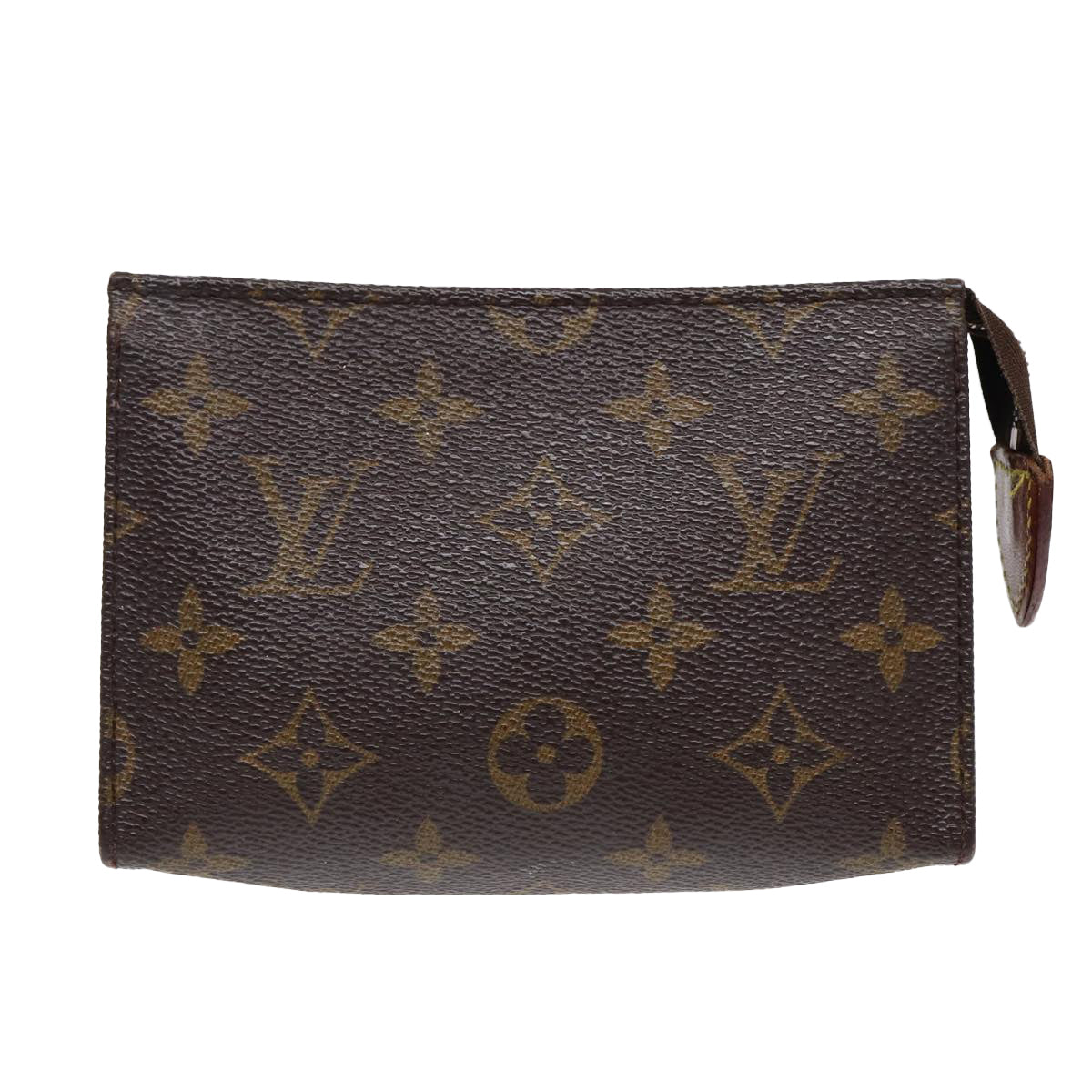 LOUIS VUITTON Monogram Poche Toilette 15 Pouch M47546 LV Auth 87459