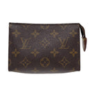 LOUIS VUITTON Monogram Poche Toilette 15 Pouch M47546 LV Auth 87459-13