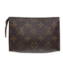 LOUIS VUITTON Monogram Poche Toilette 15 Pouch M47546 LV Auth 87459-2