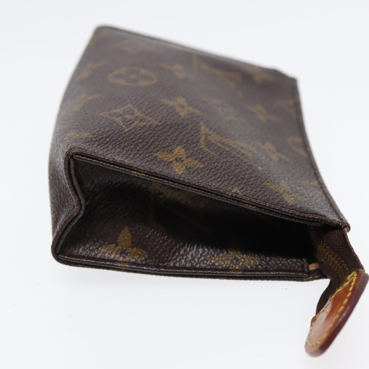 LOUIS VUITTON Monogram Poche Toilette 15 Pouch M47546 LV Auth 87459