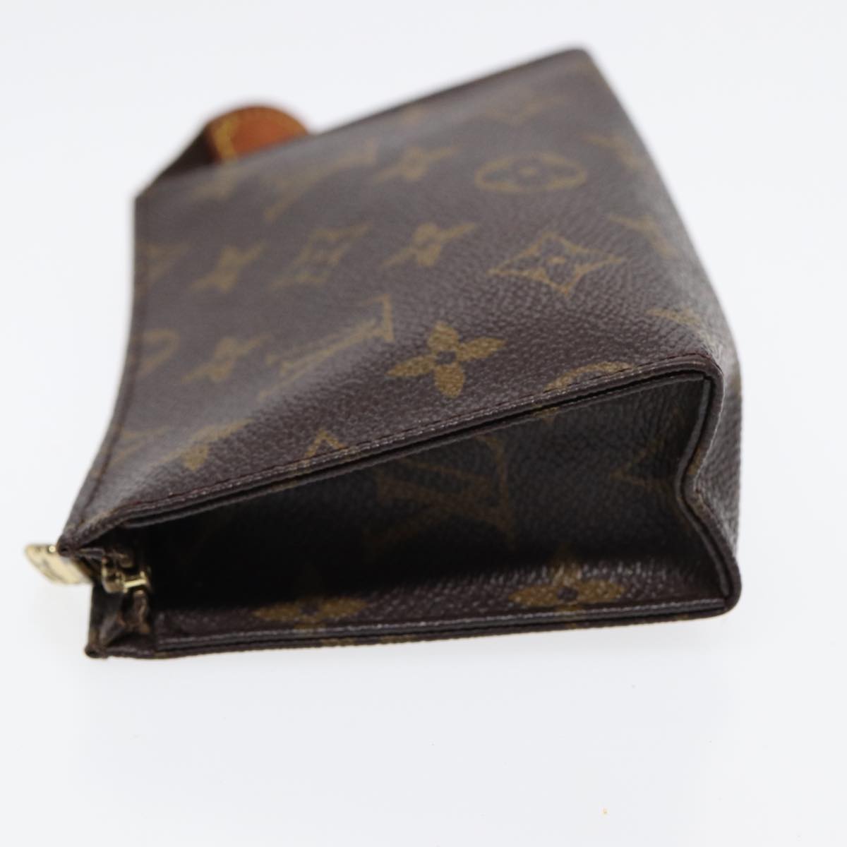 LOUIS VUITTON Monogram Poche Toilette 15 Pouch M47546 LV Auth 87459