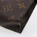 LOUIS VUITTON Monogram Poche Toilette 15 Pouch M47546 LV Auth 87459-7