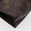 LOUIS VUITTON Monogram Poche Toilette 15 Pouch M47546 LV Auth 87459-14