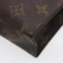 LOUIS VUITTON Monogram Poche Toilette 15 Pouch M47546 LV Auth 87460-15