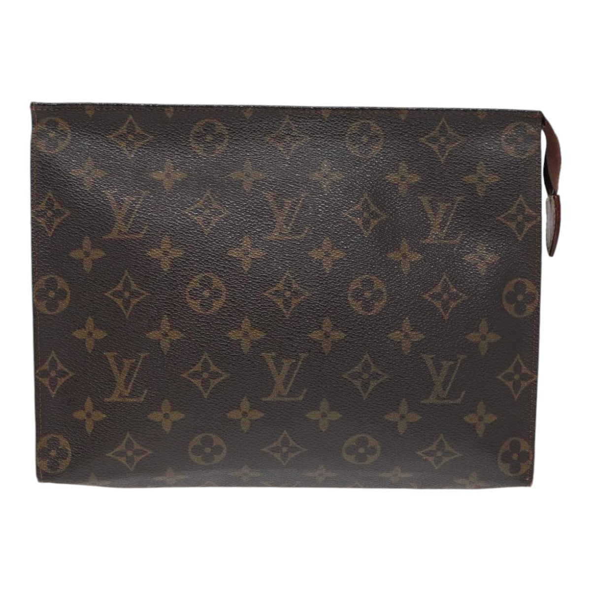 LOUIS VUITTON Monogram Poche Toilette 26 Pouch M47542 LV Auth 87462