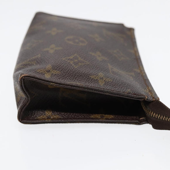 LOUIS VUITTON Monogram Poche Toilette 15 Pouch M47546 LV Auth 87463