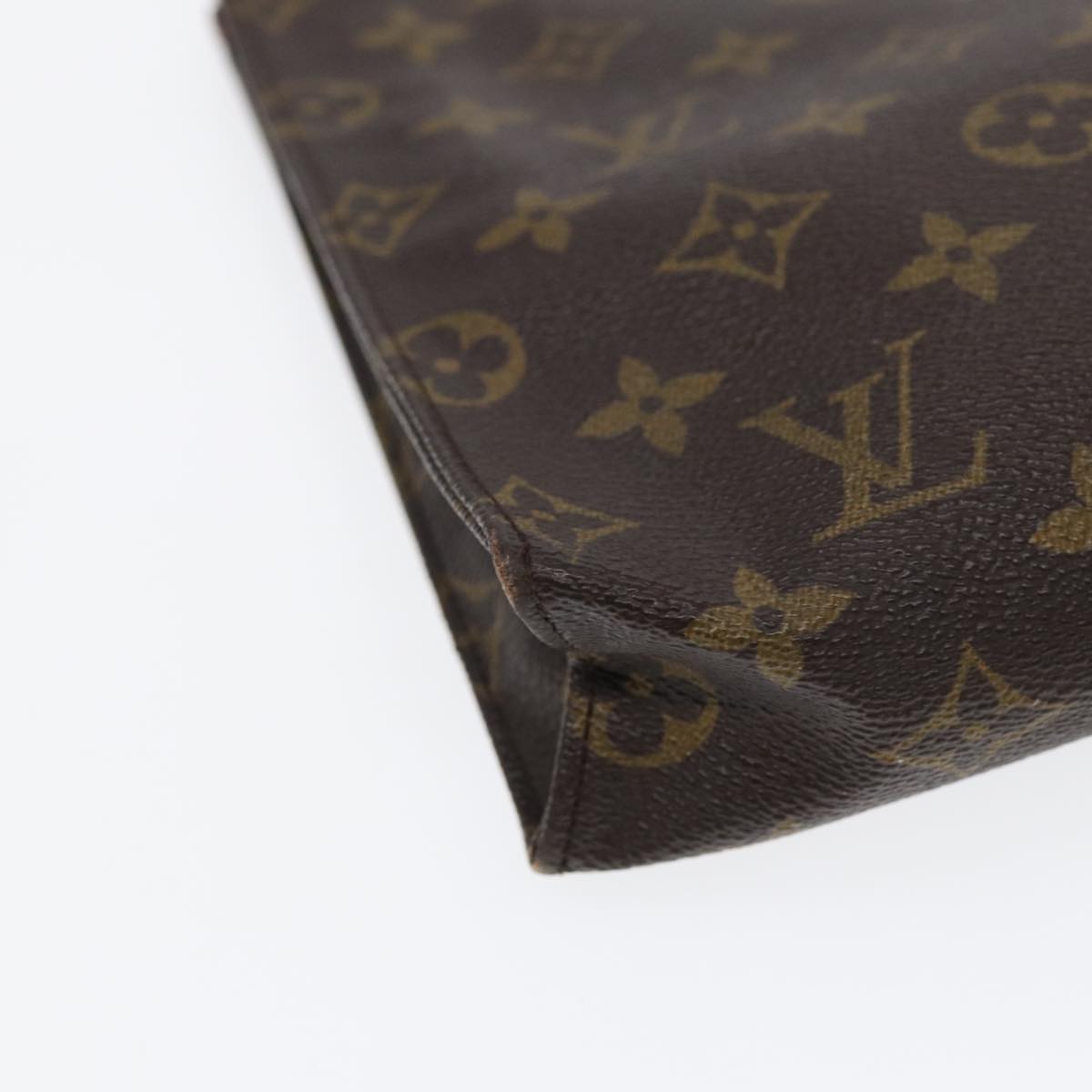 LOUIS VUITTON Monogram Poche Toilette 26 Pouch M47542 LV Auth 87464