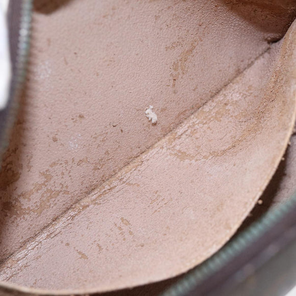 LOUIS VUITTON Monogram Trousse Demi Ronde Cosmetic Pouch M47520 LV Auth 87465