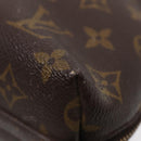 LOUIS VUITTON Monogram Trousse Demi Ronde Cosmetic Pouch M47520 LV Auth 87465-7