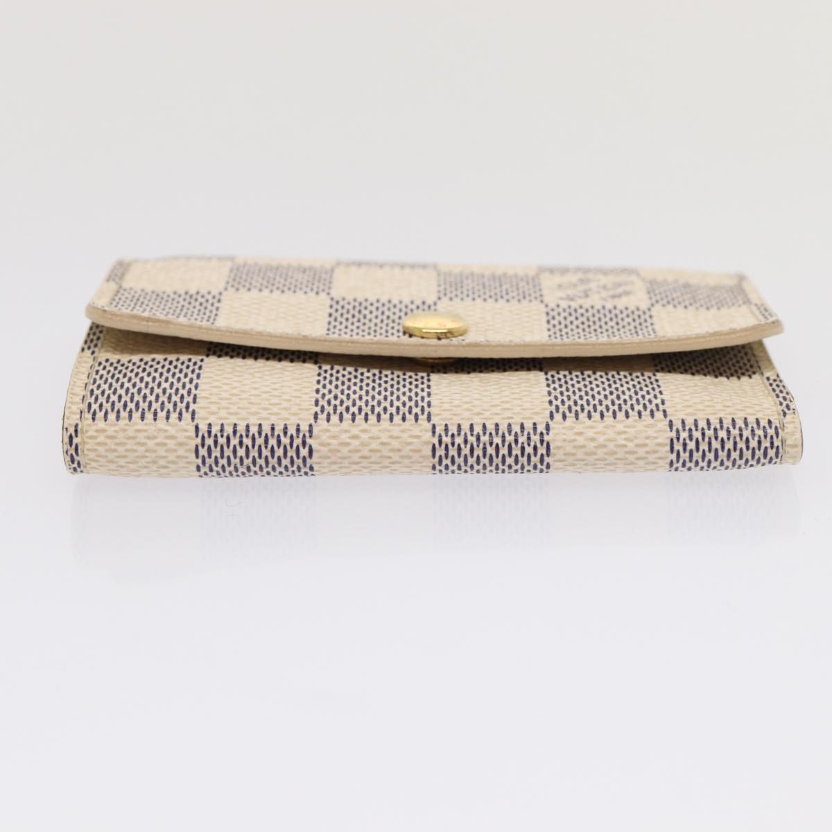 LOUIS VUITTON Damier Azur Multi Cles 6 Key Case N61745 LV Auth 87470