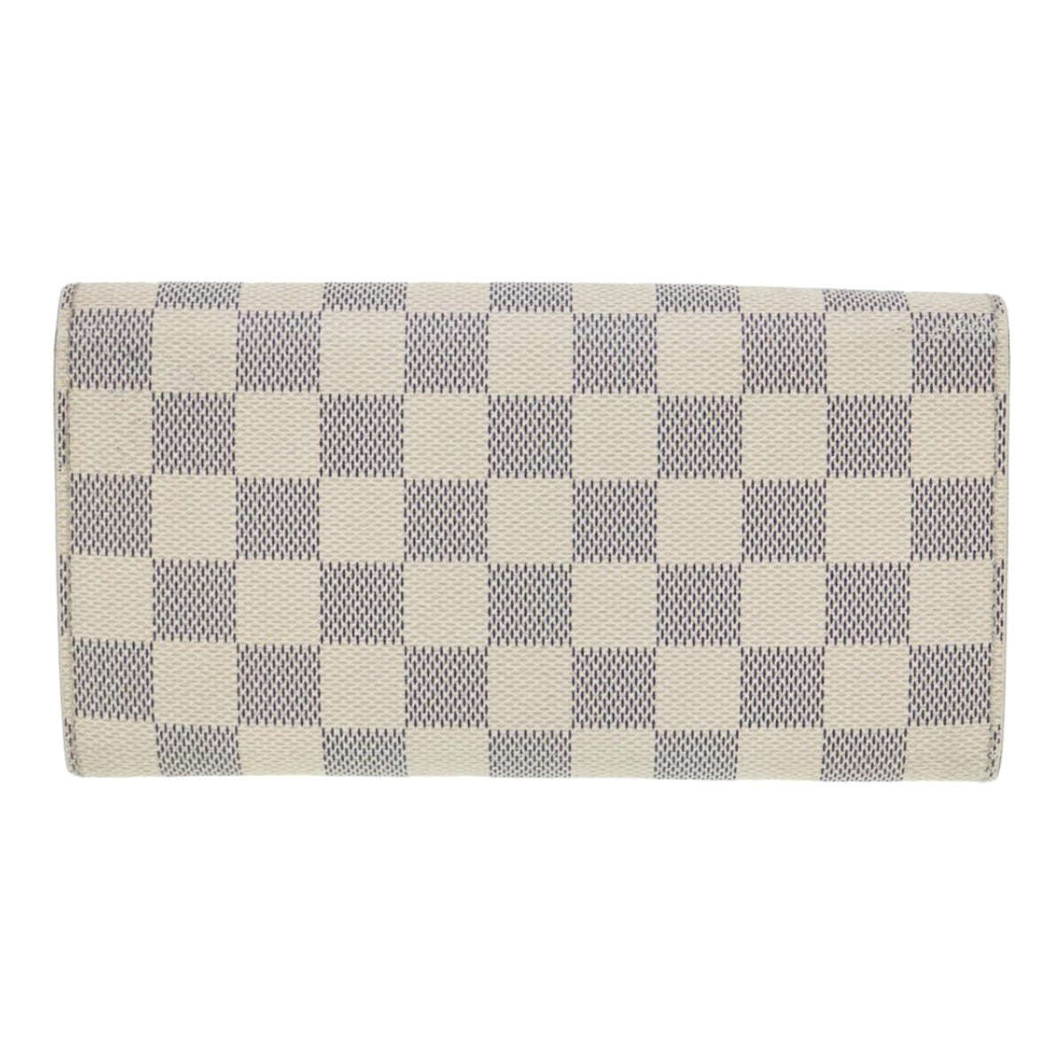 LOUIS VUITTON Damier Azur Portefeuille Sarah Long Wallet N63208 LV Auth 87471 - 0