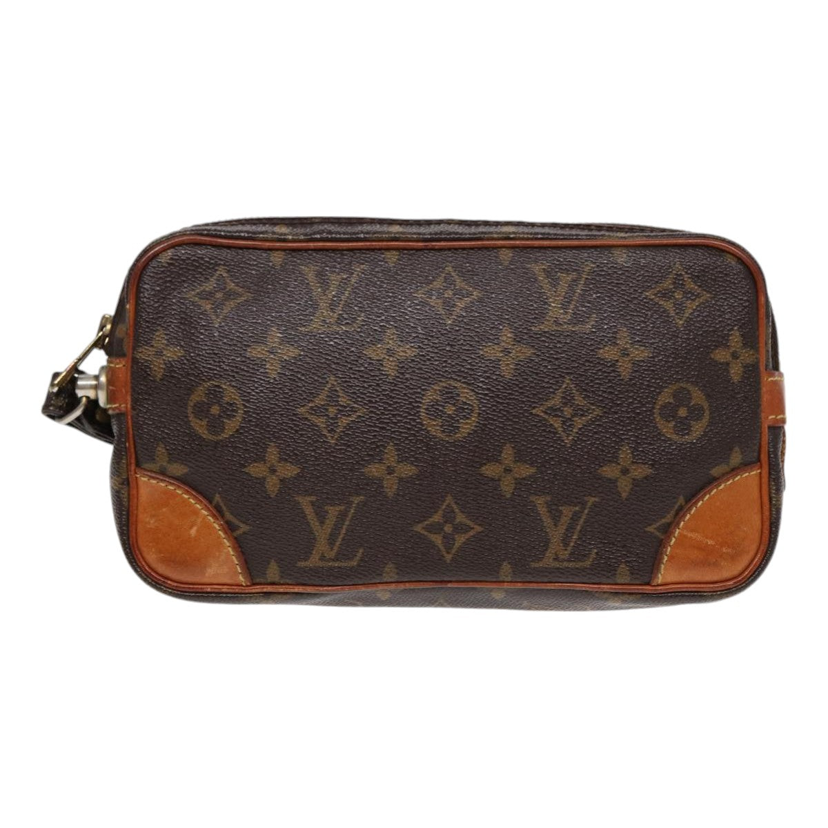 LOUIS VUITTON Monogram Marly Dragonne PM Clutch Bag M51827 LV Auth 87478