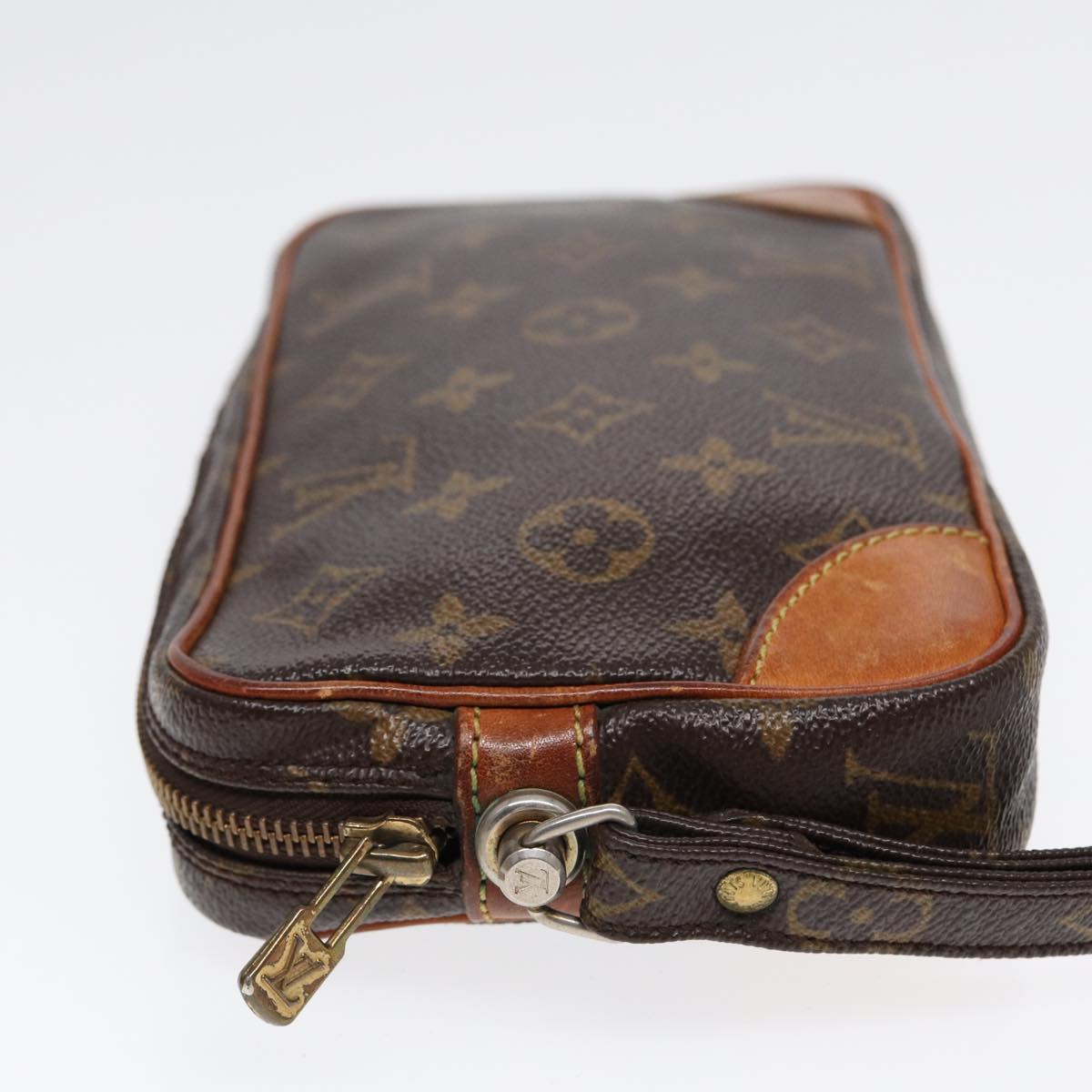 LOUIS VUITTON Monogram Marly Dragonne PM Clutch Bag M51827 LV Auth 87478