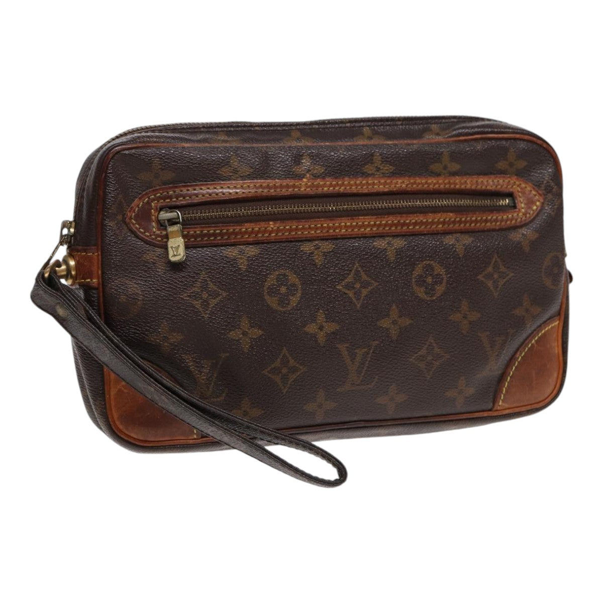 LOUIS VUITTON Monogram Marly Dragonne GM Clutch Bag M51825 LV Auth 87479