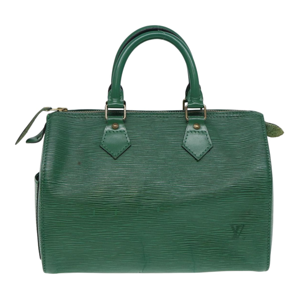 LOUIS VUITTON Epi Speedy 25 Hand Bag Borneo Green M43014 LV Auth 87488 - 0