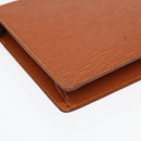 LOUIS VUITTON Epi Pochette Homme Clutch Bag Brown Zipangu Gold M52528 Auth 87493-16