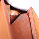 LOUIS VUITTON Epi Pochette Homme Clutch Handtasche Braun Zipangu Gold M52528 Auth 87493-12