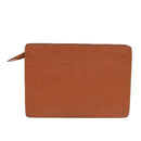 LOUIS VUITTON Epi Pochette Homme Clutch Bag Brown Zipangu Gold M52528 Auth 87493-2