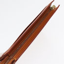 LOUIS VUITTON Epi Pochette Homme Clutch Bag Brown Zipangu Gold M52528 Auth 87493-5