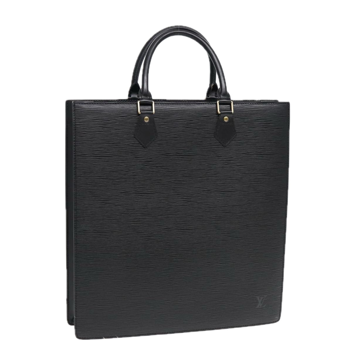 LOUIS VUITTON Epi Sac Plat Hand Bag Black M59082 LV Auth 87501