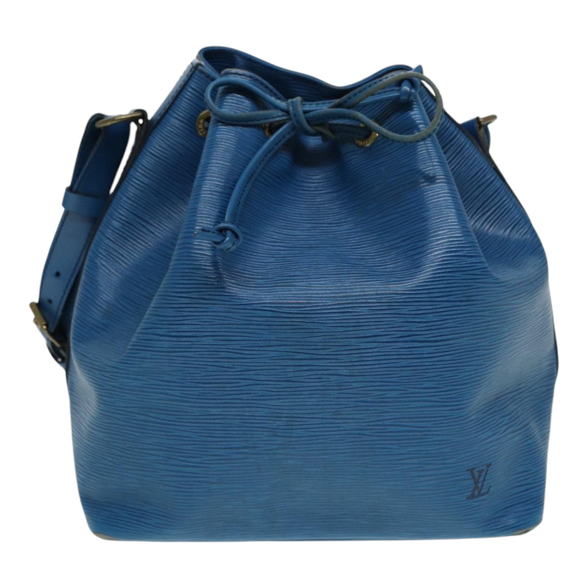 LOUIS VUITTON Epi Petit Noe Shoulder Bag Blue M44105 LV Auth 87509 - 0