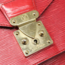 LOUIS VUITTON Epi Monceau 28 Hand Bag Red M40783 LV Auth 87514-9