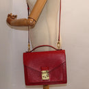 LOUIS VUITTON Epi Monceau 28 Hand Bag Red M40783 LV Auth 87514-25