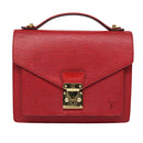LOUIS VUITTON Epi Monceau 28 Hand Bag Red M40783 LV Auth 87514-13
