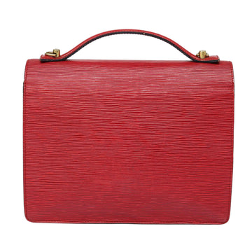LOUIS VUITTON Epi Monceau 28 Hand Bag Red M40783 LV Auth 87514 - 0
