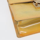 LOUIS VUITTON Monogram Vernis Spring Street Hand Bag Gris M91029 LV Auth 87516-15