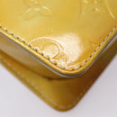 LOUIS VUITTON Monogram Vernis Motto Accessory Pouch Gris M91030 LV Auth 87517-16