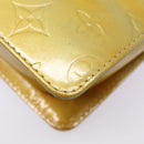 LOUIS VUITTON Monogram Vernis Motto Accessory Pouch Gris M91030 LV Auth 87517-17