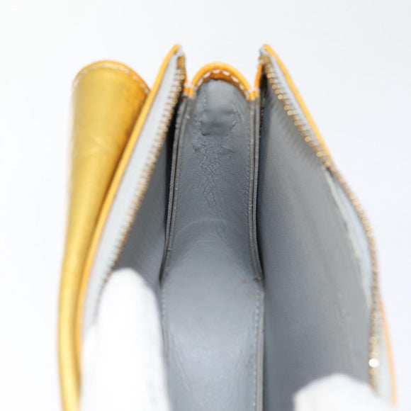 LOUIS VUITTON Monogram Vernis Motto Accessory Pouch Gris M91030 LV Auth 87517