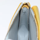 LOUIS VUITTON Monogram Vernis Motto Accessory Pouch Gris M91030 LV Auth 87517-23