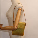 LOUIS VUITTON Monogram Vernis Motto Accessory Pouch Gris M91030 LV Auth 87517-26