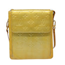 LOUIS VUITTON Monogram Vernis Motto Accessory Pouch Gris M91030 LV Auth 87517-13